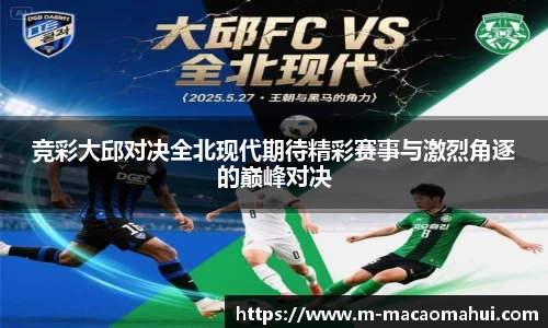竞彩大邱对决全北现代期待精彩赛事与激烈角逐的巅峰对决